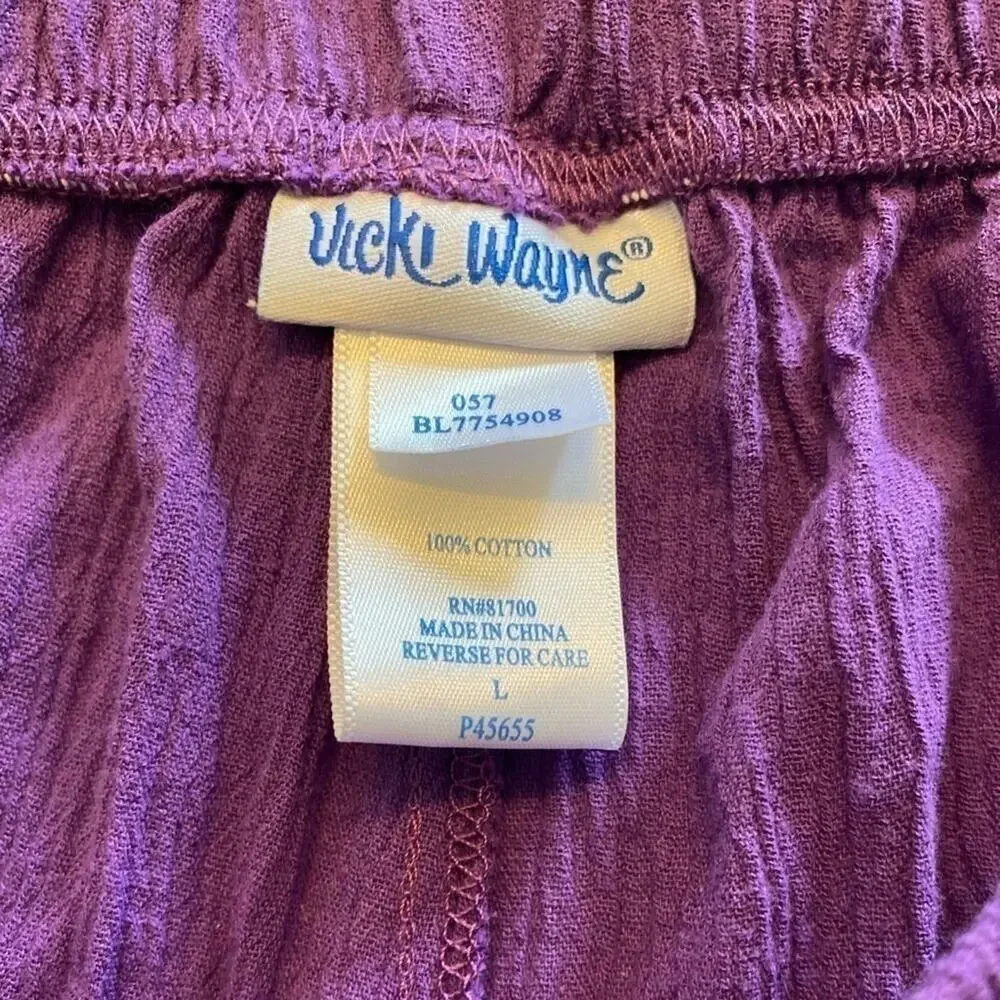 VICKI WAYNE WOMENS PANT SIZE L NWT
